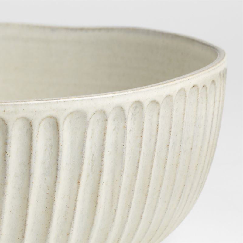 Carmel Ceramic Extra Large Serving Bowl with Ridge by Gaby Dalkin - image 4 of 5