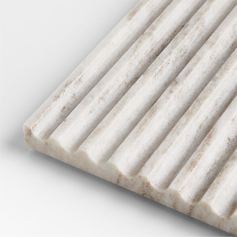 Dune Fluted Marble Trivet by Gaby Dalkin - image 1 of 2