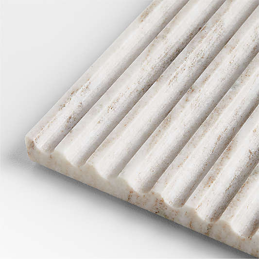 Dune Fluted Marble Trivet by Gaby Dalkin