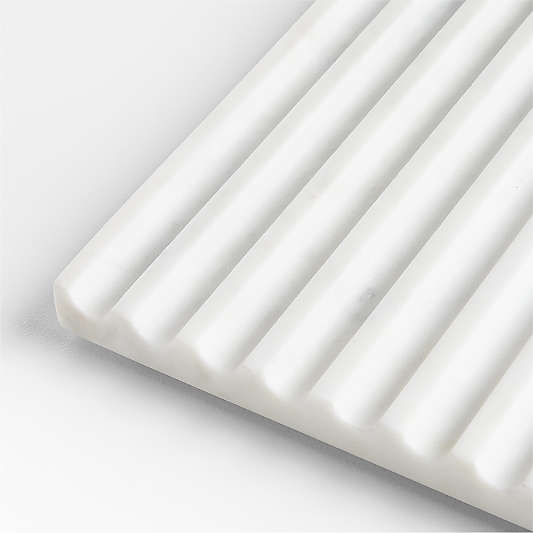 Alabaster Fluted Marble Trivet by Gaby Dalkin