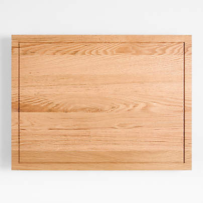 Large Front-Lip Oak Wood Cutting Board By Gaby Dalkin