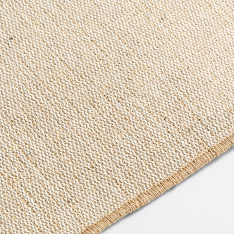 Jute and Organic Cotton Woven Placemat with Fringe Natural by Gaby ...