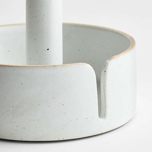 Pacific Ceramic Paper Towel Holder by Gaby Dalkin