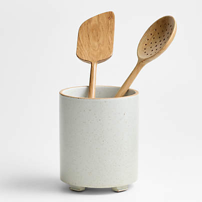 Pacific Ceramic Utensil Holder by Gaby Dalkin