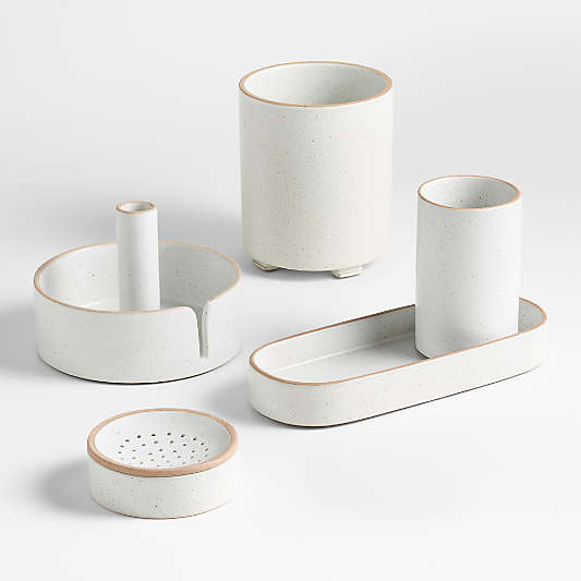 Pacific Ceramic Paper Towel Holder by Gaby Dalkin