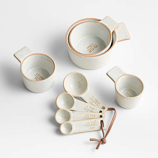 Pacific White Ceramic Measuring Spoons by Gaby Dalkin