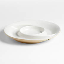 Poppy Recycled Clay Round Ceramic Serving Dish