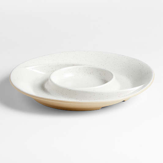 Poppy Recycled Clay Round Ceramic Serving Dish by Gaby Dalkin