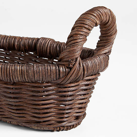 Cocoa Rattan Bread Basket by Gaby Dalkin