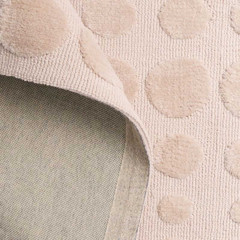 Geo Dotty Shell Pink Performance Kids Area Rug 4'x6' - image 3 of 5