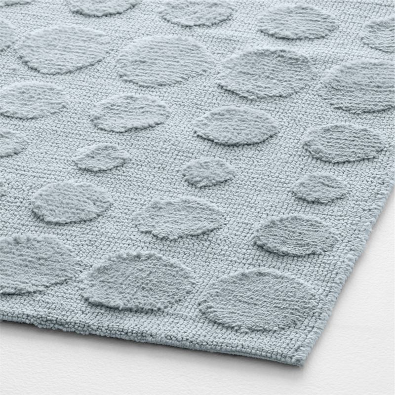 Geo Dotty Sky Blue Performance Kids Area Rug 4'x6' - image 4 of 5