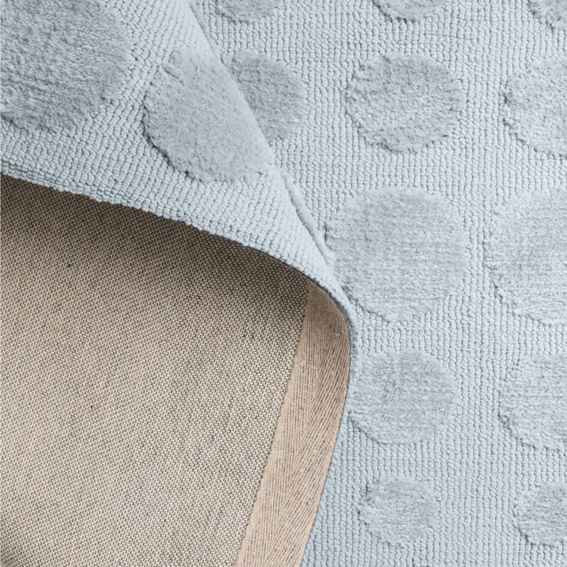 Geo Dotty Sky Blue Performance Kids Area Rug 4'x6' - image 3 of 5