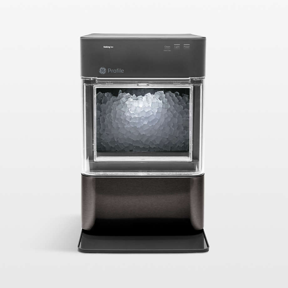 GE Profile Opal Black Stainless Steel Dispense Nugget Ice Maker + Reviews Crate & Barrel