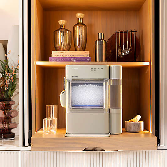 GE Profile Opal 2.0 Ultra Nugget Ice Maker with Side Tank - Sandstone