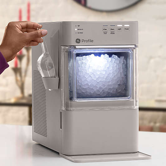 GE Profile Opal 2.0 Mini Nugget Ice Maker in Light Grey