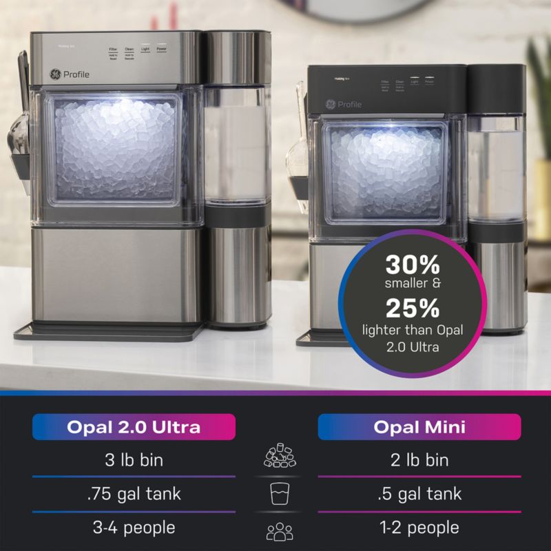 GE Profile Opal 2.0 Mini Nugget Ice Maker in Light Grey - image 5 of 10