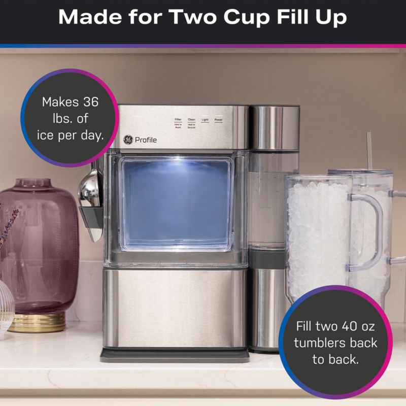 GE Profile Opal Mini Pro Plus Ice Maker in Stainless Steel - image 7 of 9