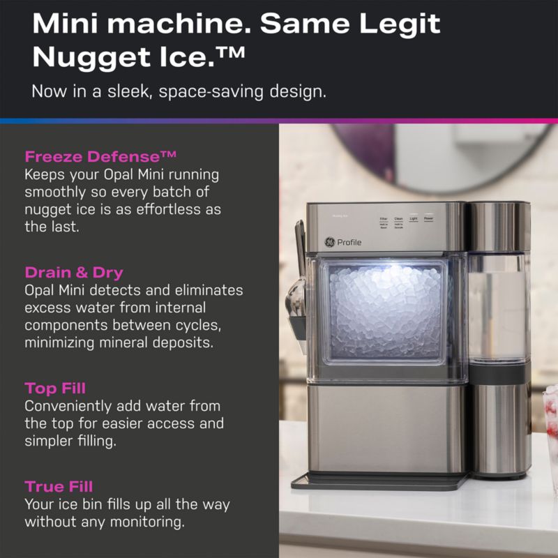 GE Profile Opal Mini Pro Plus Ice Maker in Stainless Steel - image 4 of 9