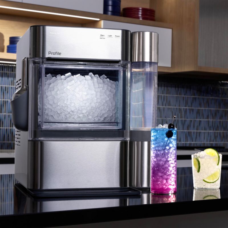 GE Profile Opal Ultra Carbon Black Nugget Ice Maker + Reviews | Crate ...