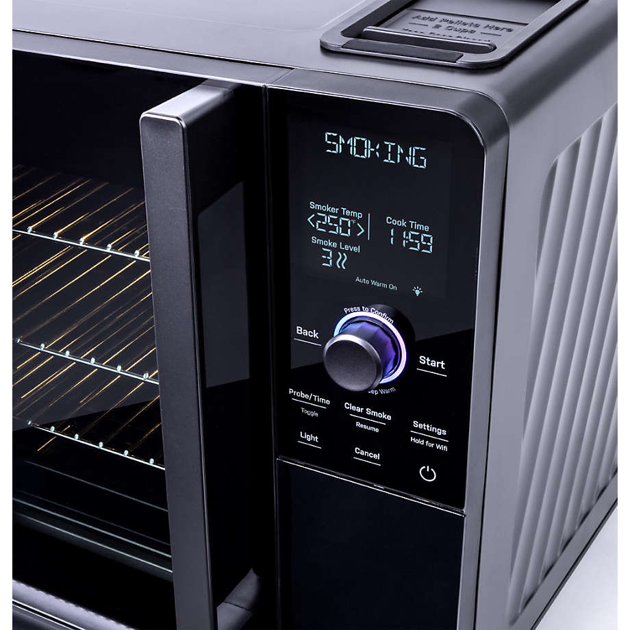 GE Profile - Smart Indoor Smoker - Black