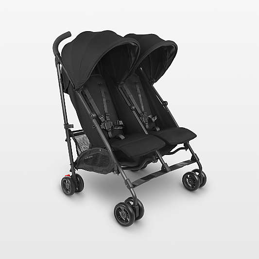 UPPAbaby ® G-Link ® V2 Jake Black Reclining Double Baby Stroller