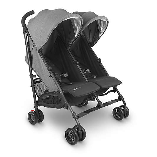 UPPAbaby ® G-Link ® V2 Greyson Grey Reclining Double Baby Stroller