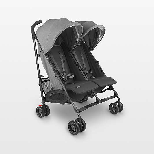 UPPAbaby ® G-Link ® V2 Greyson Grey Reclining Double Baby Stroller