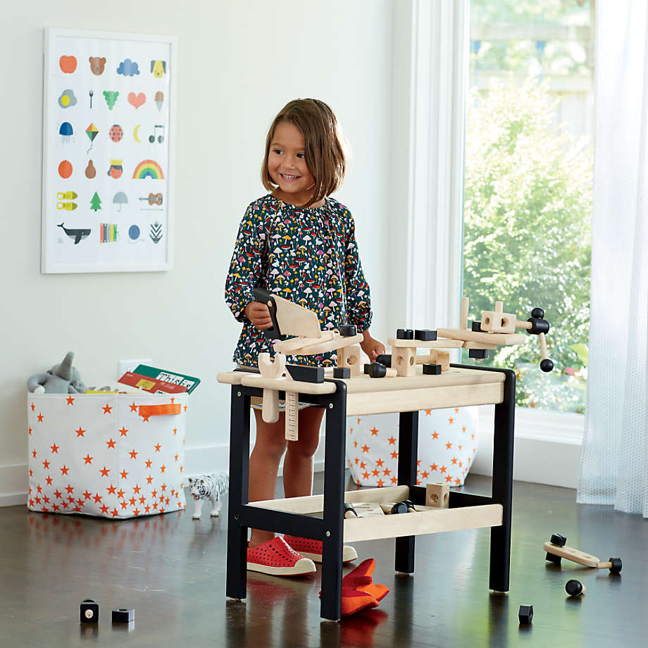 Crate Barrel Wooden Toy Kids Workbench The Shops at Willow Bend