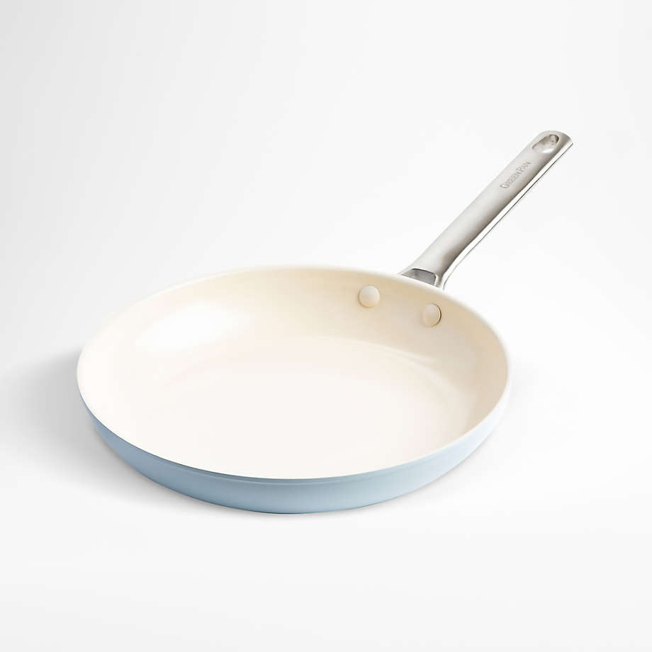 GreenPan Padova Light Blue 8" Ceramic NonStick Frying Pan Crate & Barrel
