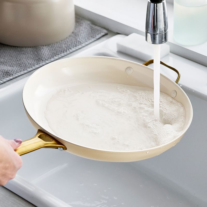 GreenPan ™ Reserve Cloud Cream 12" Frying Pan with Lid - image 6 of 7