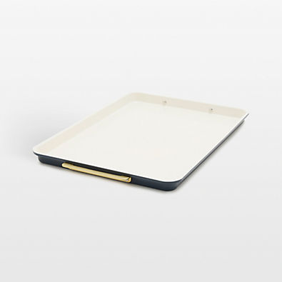 View GreenPan Reserve Healthy Ceramic Nonstick Bakeware Half Sheet Pan in Oxford Blue details