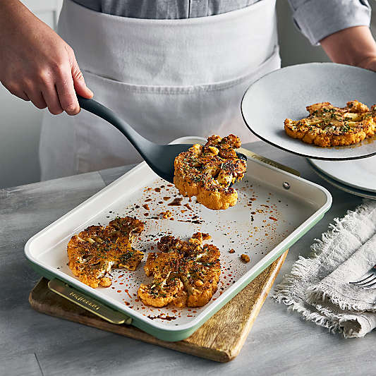 GreenPan Reserve Healthy Ceramic Nonstick Bakeware Quarter Sheet Pan in Sage Green