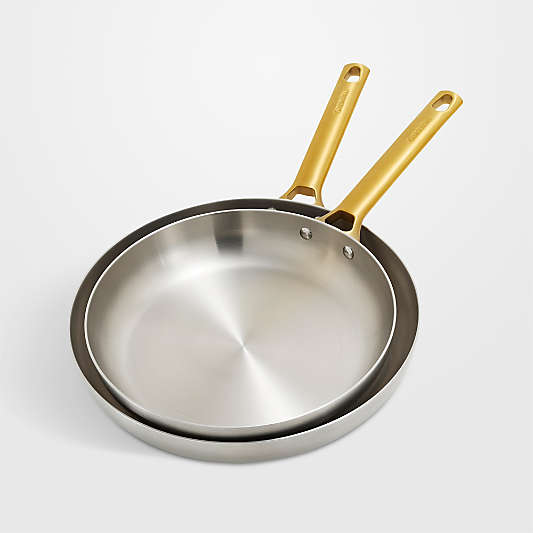 GreenPan â„¢ Reserve Stainless Steel 10" & 12" Frypan Set