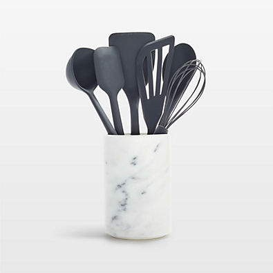 View GreenPan Platinum Gray Silicone 7-Piece Utensil and Crock Set details