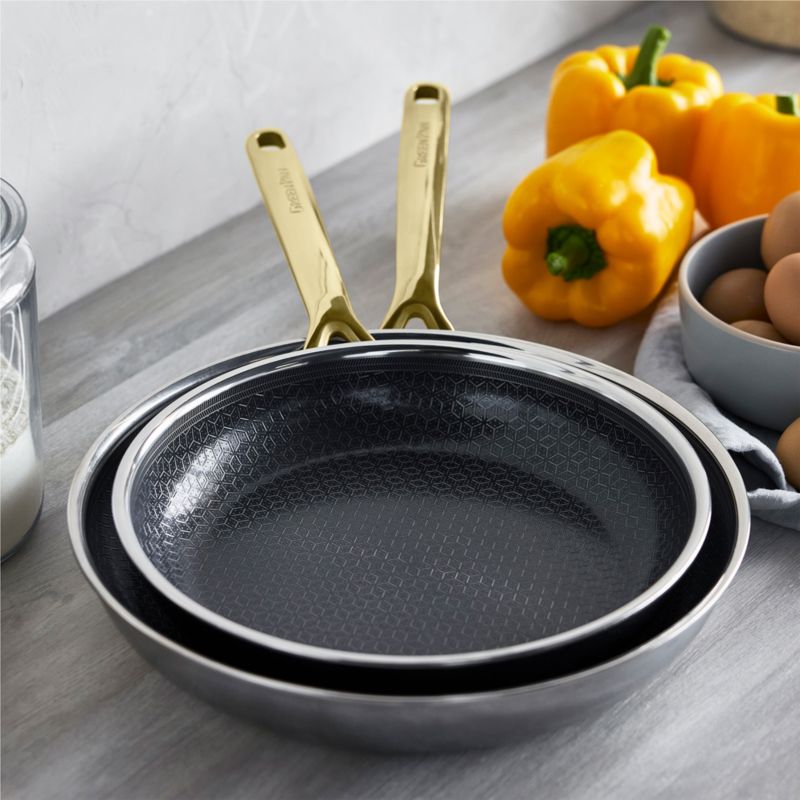 GreenPan™ Spectra Gold Thermabond Hybrid Ceramic Nonstick 10" & 12" Frypan Set - image 2 of 8