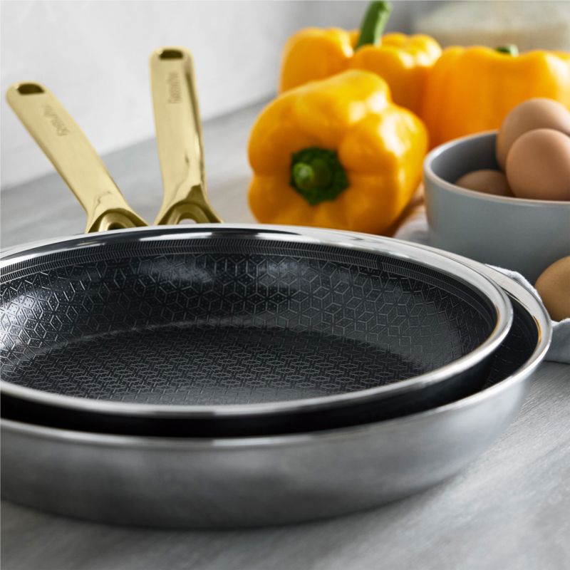 GreenPan™ Spectra Gold Thermabond Hybrid Ceramic Nonstick 10" & 12" Frypan Set - image 5 of 8