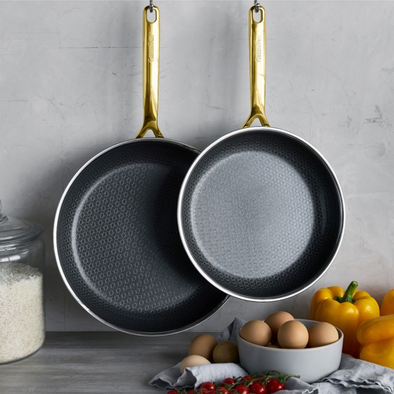 GreenPan™ Spectra Gold Thermabond Hybrid Ceramic Nonstick 10" & 12" Frypan Set - image 3 of 8