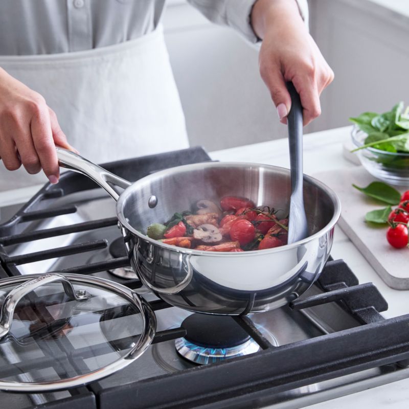 Greenpan ™ Valencia Pro Stainless Steel 2.5-Qt. Glass Covered Chef's Pan - image 1 of 5