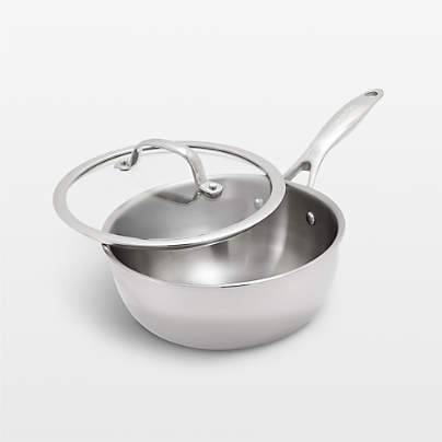 Greenpan ™ Valencia Pro Stainless Steel 2.5-Qt. Glass Covered Chef's Pan