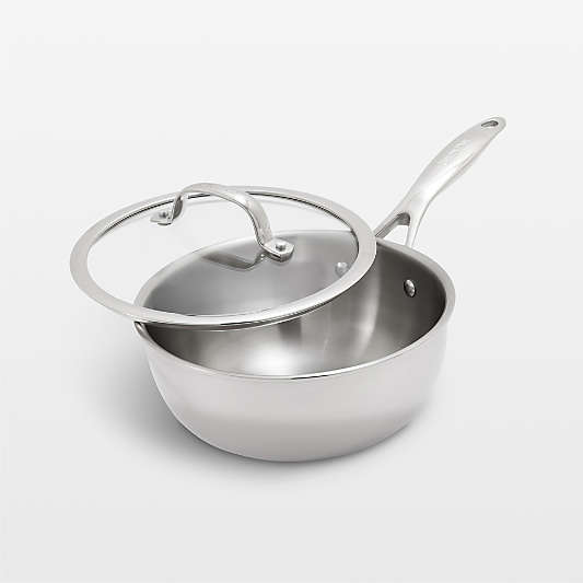 Greenpan ™ Valencia Pro Stainless Steel 2.5-Qt. Glass Covered Chef's Pan