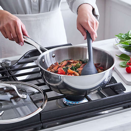 Greenpan ™ Valencia Pro Stainless Steel 3.5-Qt. Glass Covered Chef's Pan