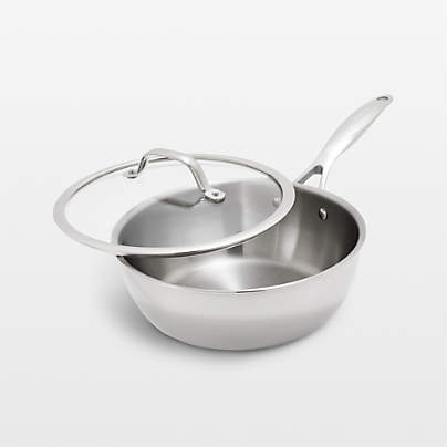 Greenpan ™ Valencia Pro Stainless Steel 3.5-Qt. Glass Covered Chef's Pan