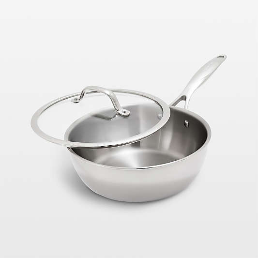 Greenpan ™ Valencia Pro Stainless Steel 3.5-Qt. Glass Covered Chef's Pan
