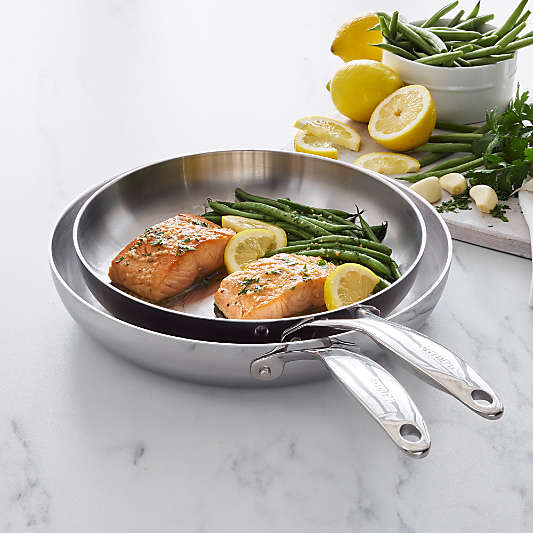 GreenPan™ Valencia Pro Stainless Steel 10" and 12" Fry Pans Set