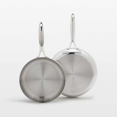GreenPan™ Valencia Pro Stainless Steel 10" and 12" Fry Pans Set