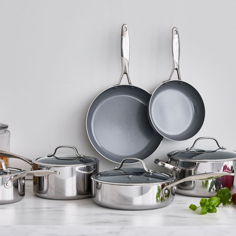 GreenPan ™ Valencia Pro Stainless Steel 11-Piece Cookware Set - image 2 of 12