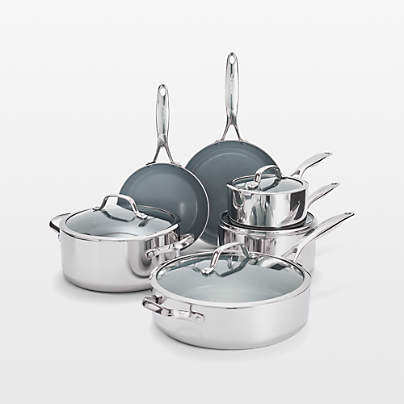 GreenPan ™ Valencia Pro Stainless Steel 11-Piece Cookware Set