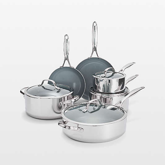 GreenPan â„¢ Valencia Pro Stainless Steel 11-Piece Cookware Set