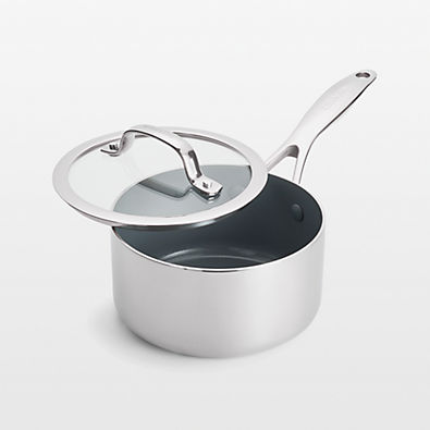View GreenPan ™ Valencia Pro Stainless Steel 1.66-Qt. Saucepan with Lid details