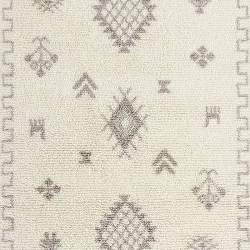 Gabey Figures Wool Dark Beige Kids 12"x18" Rug Swatch - image 0 of 8